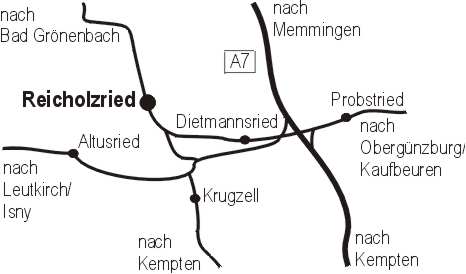 Anfahrtskizze Reicholzried
